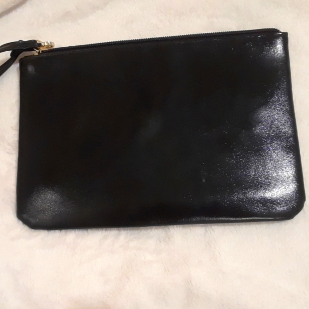 Victoria's Secret Floating Sequins Black Pink Red Gold Wristlet/Clutch NWOT - Picture 3 of 6